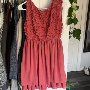 Ya Los Angelos Pink Dress Large